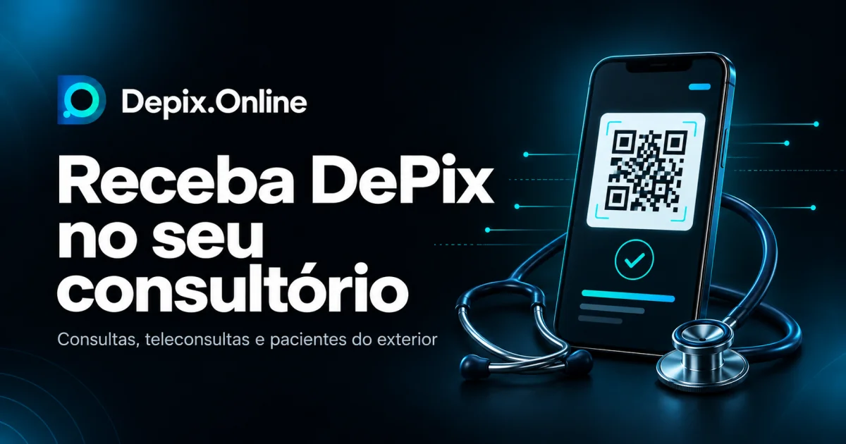 Como médicos podem receber Pix de pacientes em DePix